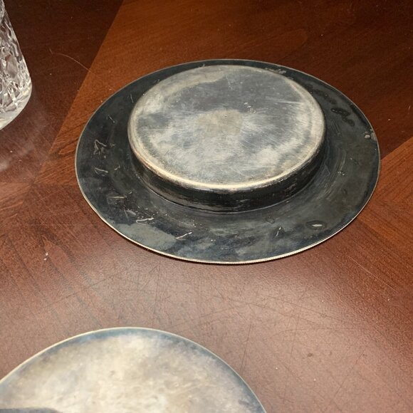 1878 Victorian Pressed Glass Butter Dish Silverplate Tray & Lid Percival Vickers - Picture 15 of 16